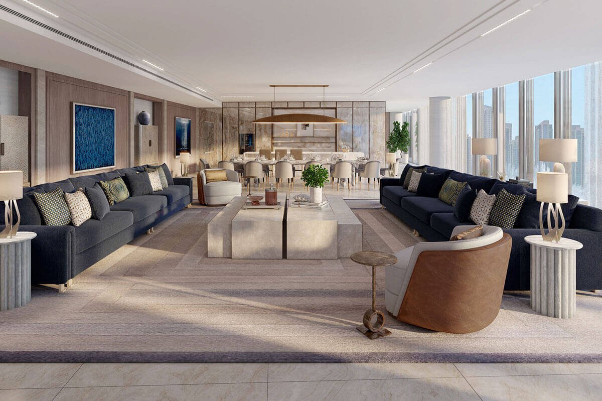 The Residence Downtown Dubai Drawing Room