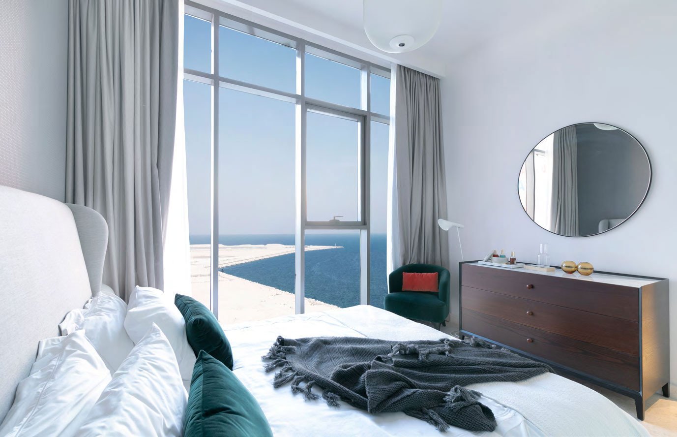 ANWA Tower Dubai Maritime City Bed Room View