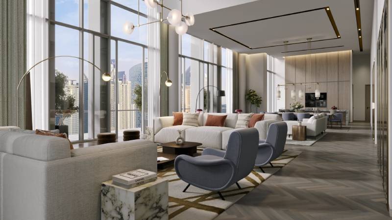 Meraas Central Park at City Walk Drawing Room View