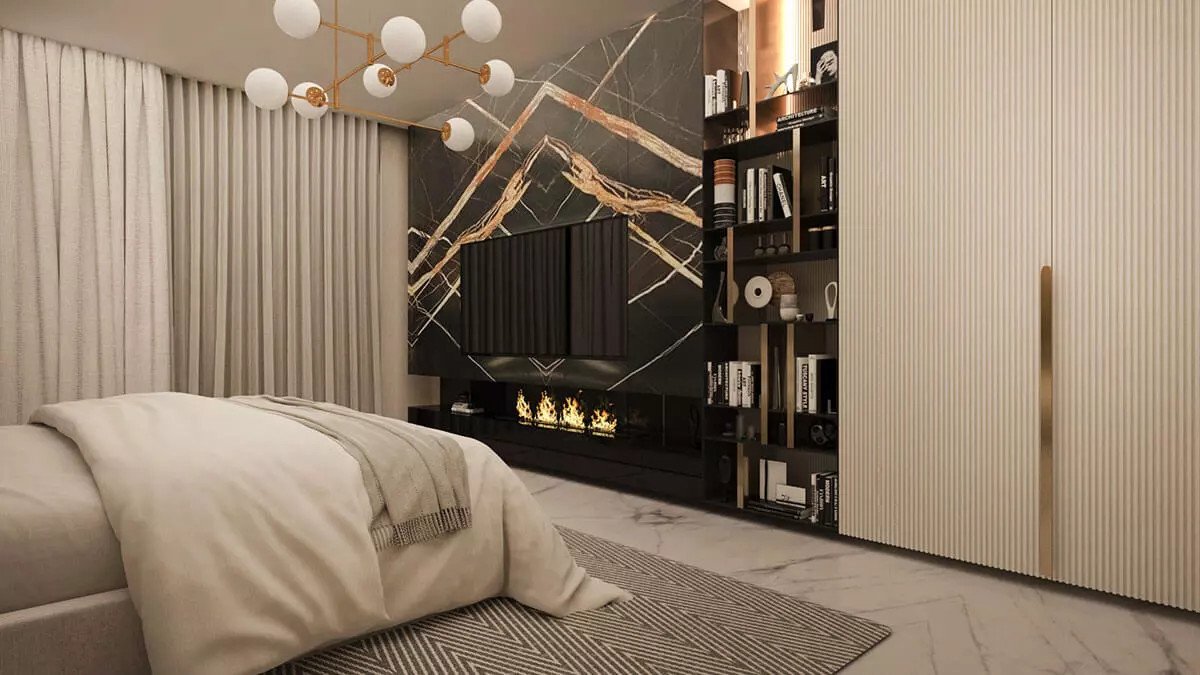 Binghatti Canal in Business Bay Dubai - Bedroom