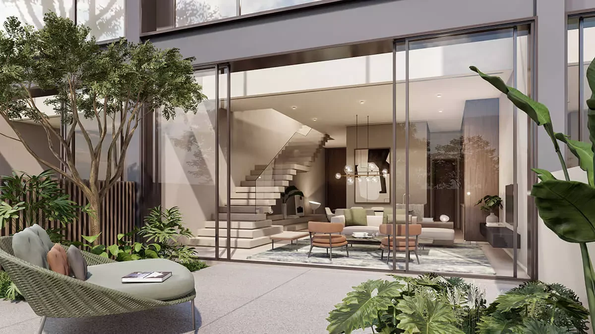 NAD Al Sheba Gardens by Meraas Living Room